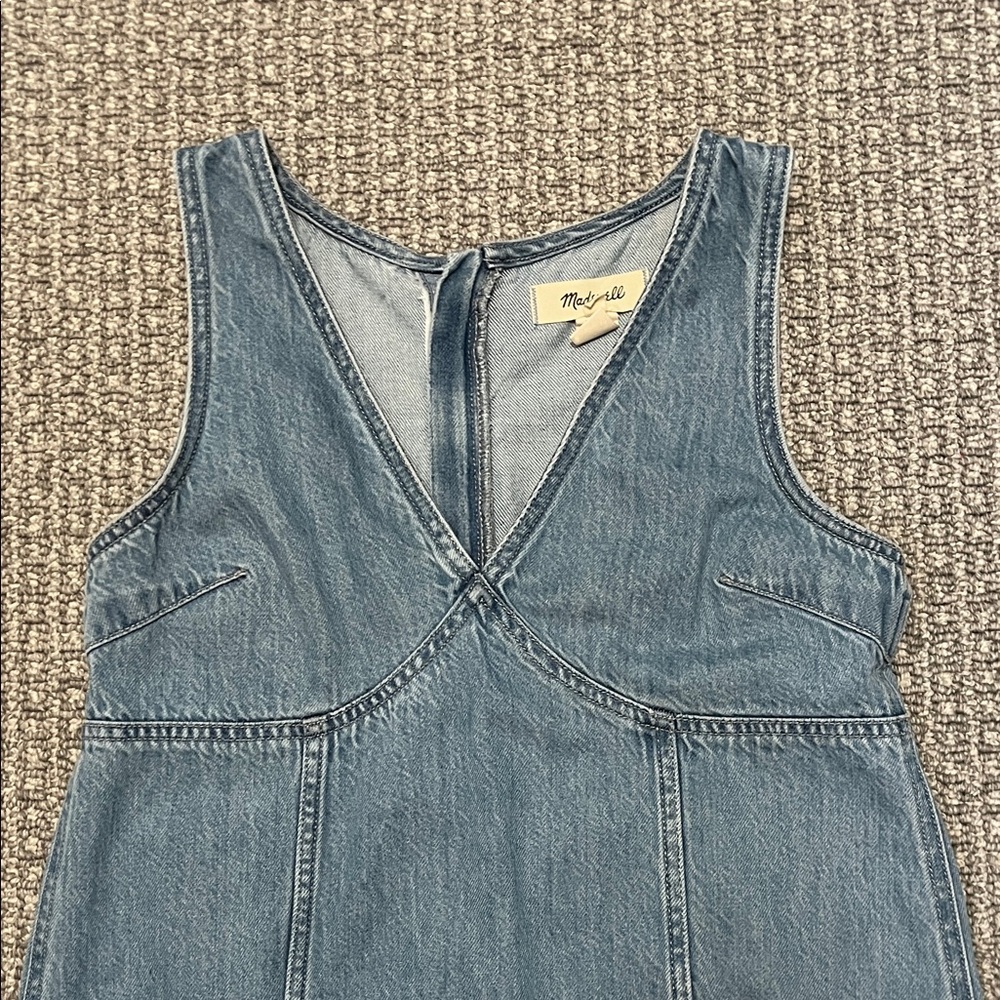 Madewell Blue Denim Sleeveless Top - Picture 4 of 5